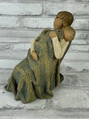 WILLOW TREE Susan Lordi Figurine THE QUILT Mother & Child Rocker 2010 Demdaco